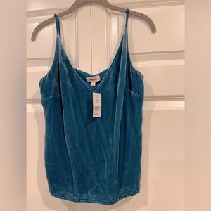L’Agence Blue Velvet Cami Top Size S